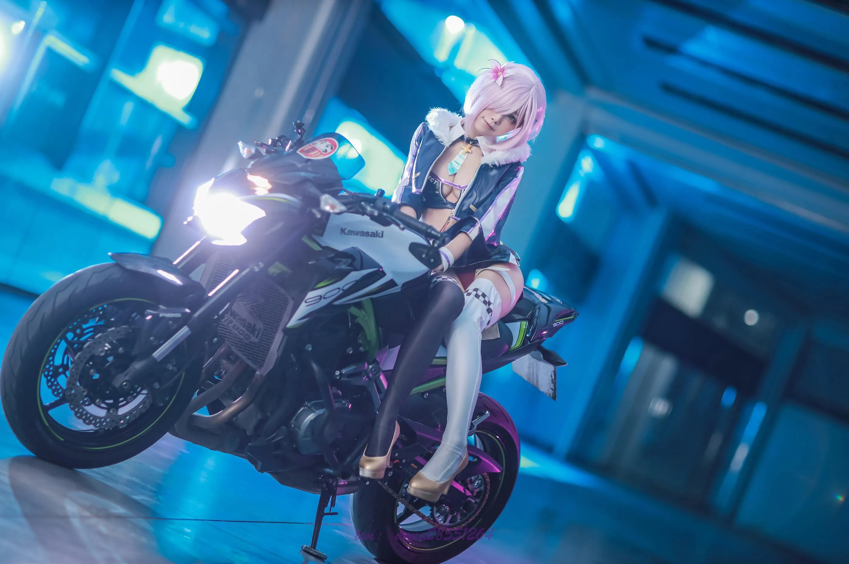 水淼Aqua – NO.97 玛修-同人机车装 [38P]插图9